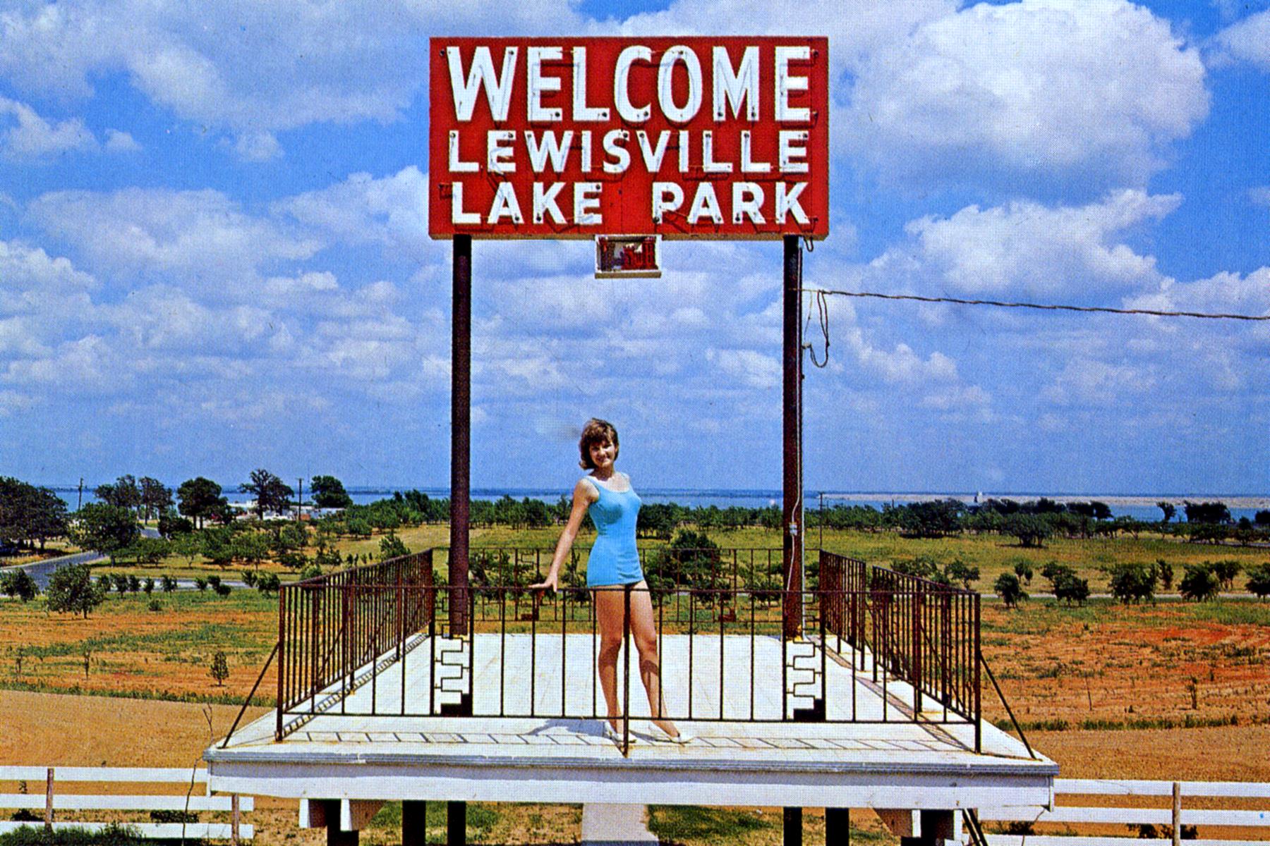 1964c - Miss Land o Lakes Connie Northern at Lake Park Deck